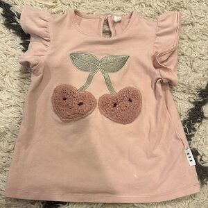 Huxbaby Cherries shirt size 5